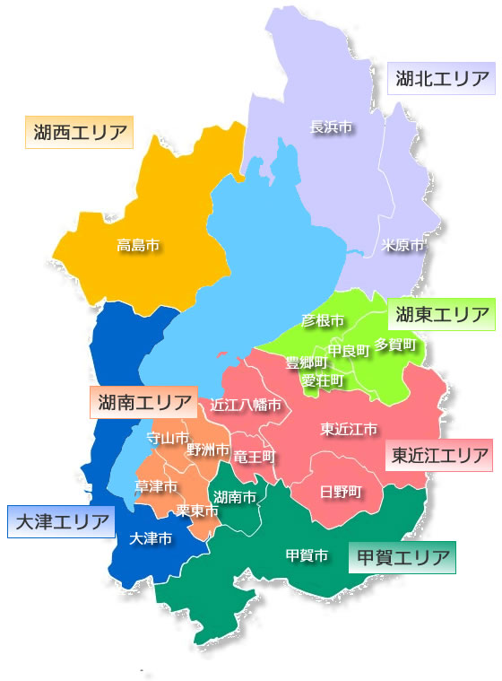 滋賀県観光マップ