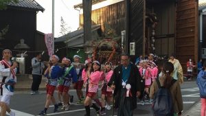 滋賀県水口祭り子ども神輿
